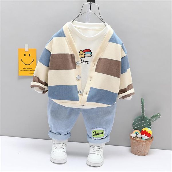 spring baby boys girls clothing sets toddler infant stripe coats t shirt jeans children kids casual costume, White
spring baby boys girls clothing sets toddler infant stripe coats t shirt jeans children kids casual costume, White