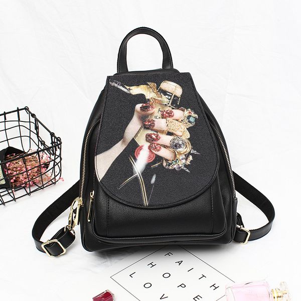 backpack san gami korean printed fashion trend versatile college style dual purpose women's travel bag
backpack san gami korean printed fashion trend versatile college style dual purpose women's travel bag