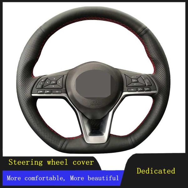 steering wheel covers car cover black hand-stitched artificial leather for kicks x-trail 2021 march rogue qashqai serena
steering wheel covers car cover black hand-stitched artificial leather for kicks x-trail 2021 march rogue qashqai serena