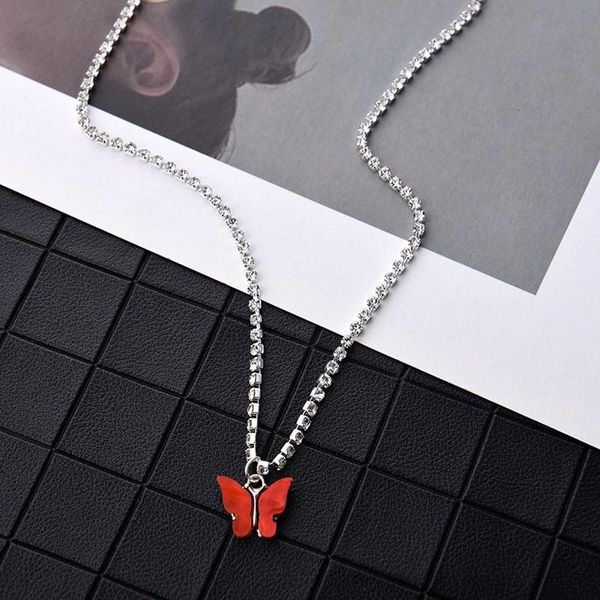 chokers dazzling acrylic butterfly choker necklace rhinestone chain white black color simple clavicle animal korean jewelry, Golden;silver
chokers dazzling acrylic butterfly choker necklace rhinestone chain white black color simple clavicle animal korean jewelry, Golden;silver