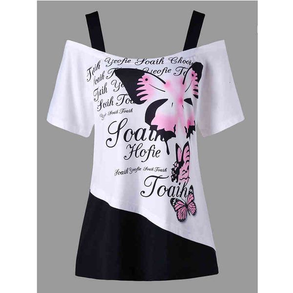 women's blouses & shirts blusa feminina manga curta borboleta ombro de fora, camisa folgada roupa ws8078m e7ew, White
women's blouses & shirts blusa feminina manga curta borboleta ombro de fora, camisa folgada roupa ws8078m e7ew, White