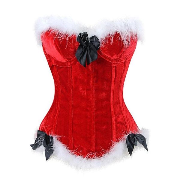 women's shapers christmas corset white flu fur bustier overbust korset red santa women corselet suspender bowknot gorset outfit xmas ko, Black;white
women's shapers christmas corset white flu fur bustier overbust korset red santa women corselet suspender bowknot gorset outfit xmas ko, Black;white