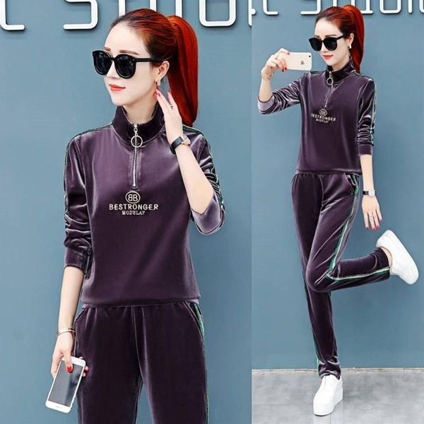 two piece dress fashion stand collar velvet zip set spring and autumn sweatshirt 2 sets womens outfits blue black red gray, White
two piece dress fashion stand collar velvet zip set spring and autumn sweatshirt 2 sets womens outfits blue black red gray, White