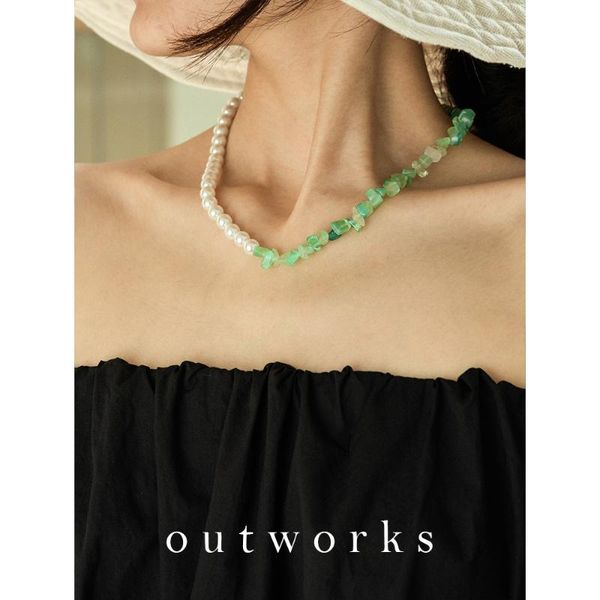 chains outworks 2021 simple hip-hop retro bohemian beaded pearl gravel necklace for women girl gift party jewelry, Silver
chains outworks 2021 simple hip-hop retro bohemian beaded pearl gravel necklace for women girl gift party jewelry, Silver