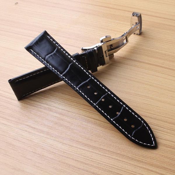 watch bands watchbands black with white line stitched 18mm 19mm 20mm 21mm 22mm band strap butterfly buckles for mechanical, Black;brown
watch bands watchbands black with white line stitched 18mm 19mm 20mm 21mm 22mm band strap butterfly buckles for mechanical, Black;brown