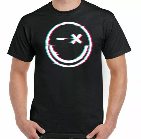 glitch face t-shirt, smile 90's acid music rave hacienda fac51 from top, White;black
glitch face t-shirt, smile 90's acid music rave hacienda fac51 from top, White;black