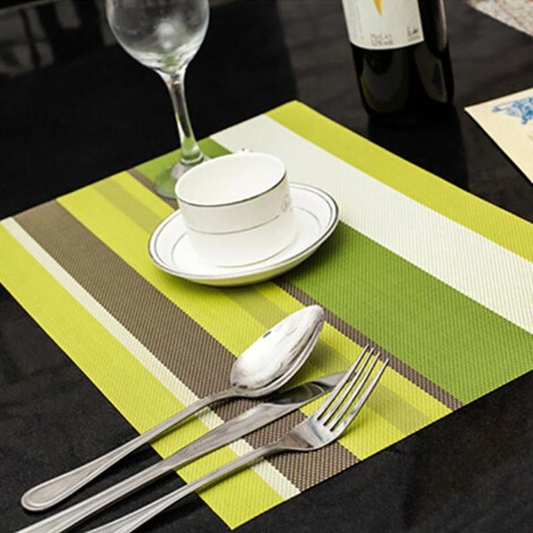 mats & pads 30*45cm non-slip pad kitchen accessories stripe pattern dining table oil-proof placemat heat insulation waterproof
mats & pads 30*45cm non-slip pad kitchen accessories stripe pattern dining table oil-proof placemat heat insulation waterproof