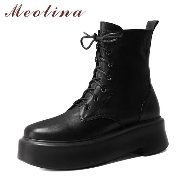 ankle boots women shoes real leather flats platform short zip cross tied punk motorcycle autumn winter black 210517
ankle boots women shoes real leather flats platform short zip cross tied punk motorcycle autumn winter black 210517