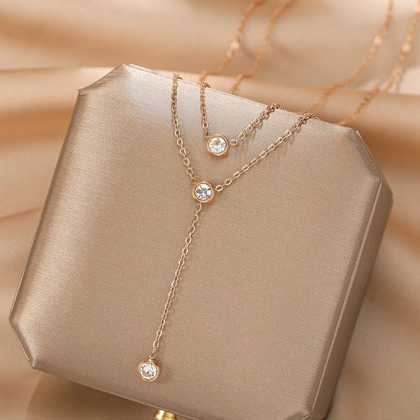 chains ms fashion simple set auger necklace pendant, personality party girl petals clavicle chain jewelry gifts of accessories, Silver
chains ms fashion simple set auger necklace pendant, personality party girl petals clavicle chain jewelry gifts of accessories, Silver
