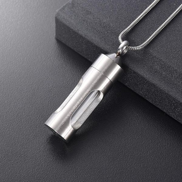 pendant necklaces 316l stainless steel cylinder tube cremation glass locket ashes urn necklace for pet/human memorial jewelry, Silver
pendant necklaces 316l stainless steel cylinder tube cremation glass locket ashes urn necklace for pet/human memorial jewelry, Silver