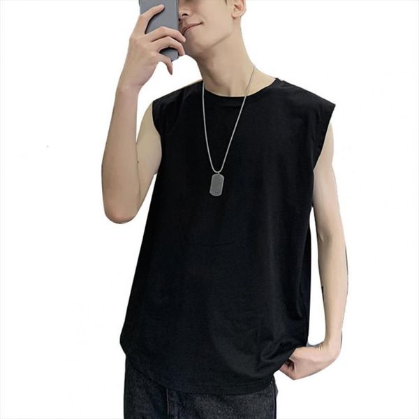 casual stylish solid color tank comfortable breathable polyester fiber o neck sleeveless for dating sports, White;black
casual stylish solid color tank comfortable breathable polyester fiber o neck sleeveless for dating sports, White;black