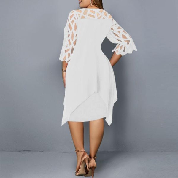 plus size dresses woman summer elegant mesh sleeve white women's dress large casual party 4xl 5xl 6xl, Black
plus size dresses woman summer elegant mesh sleeve white women's dress large casual party 4xl 5xl 6xl, Black