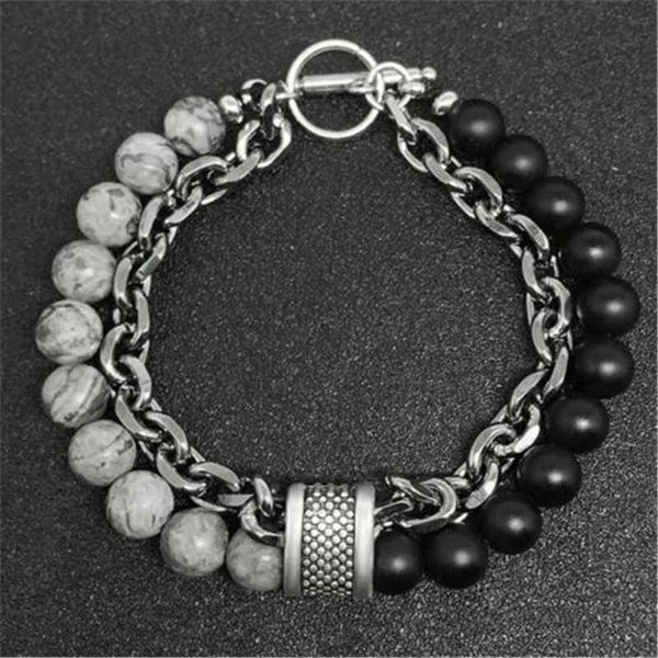 bangle punk bracelet bangles lava stone beaded tiger eye bracelets men women prayer jewelry, Black
bangle punk bracelet bangles lava stone beaded tiger eye bracelets men women prayer jewelry, Black