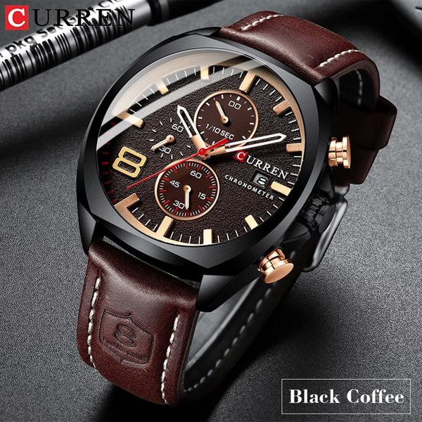wristwatches curren men watch luxury wristwatch quartz fashion leather punk style mens watches relogio masculino, Slivery;brown
wristwatches curren men watch luxury wristwatch quartz fashion leather punk style mens watches relogio masculino, Slivery;brown