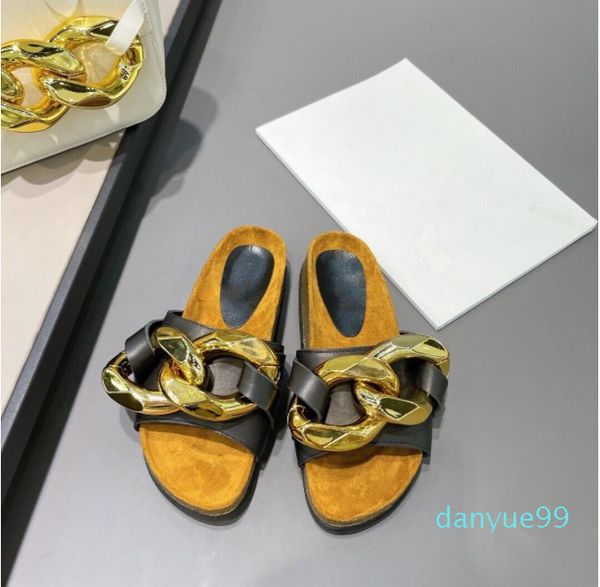 2021 summer ladies slides fashion big golden chain sandals round head slippe flat heel casual slippers flip-flops, Black
2021 summer ladies slides fashion big golden chain sandals round head slippe flat heel casual slippers flip-flops, Black