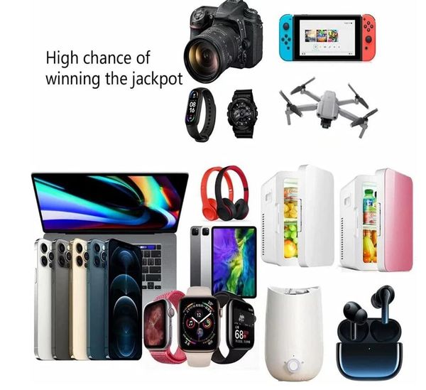 100% winning new lucky mystery box most popular surprise gift more electronic products drone iphone cellphone earphone headphone
100% winning new lucky mystery box most popular surprise gift more electronic products drone iphone cellphone earphone headphone