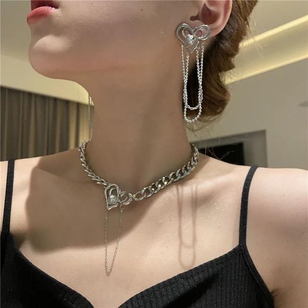 chains 2022 elegant shiny crystal hollow out heart chokers necklaces for women girls trendy neck aesthetic jewelry chain, Silver
chains 2022 elegant shiny crystal hollow out heart chokers necklaces for women girls trendy neck aesthetic jewelry chain, Silver