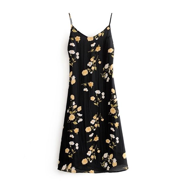 summer camisole dress french style vacation midi women backless vestidos 210421, Black;gray
summer camisole dress french style vacation midi women backless vestidos 210421, Black;gray