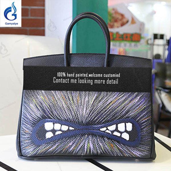 art hand make draw punk tiger lion teeth ghost hand black custom h bags genuine leather cowhide handbags hand painted gifts
art hand make draw punk tiger lion teeth ghost hand black custom h bags genuine leather cowhide handbags hand painted gifts