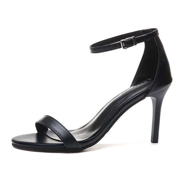 dress shoes 2021 ankle strap heels 3colors women sandals summer open toe thin high party e674, Black
dress shoes 2021 ankle strap heels 3colors women sandals summer open toe thin high party e674, Black