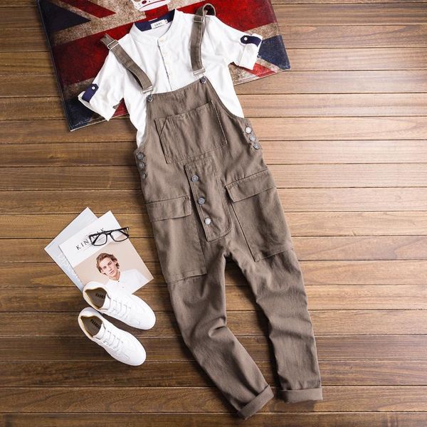 men's pants mens casual cotton cargo overalls vintage multi pocket tooling jumpsuits black khaki fashion streetwear men jumpsuit ds5073
men's pants mens casual cotton cargo overalls vintage multi pocket tooling jumpsuits black khaki fashion streetwear men jumpsuit ds5073