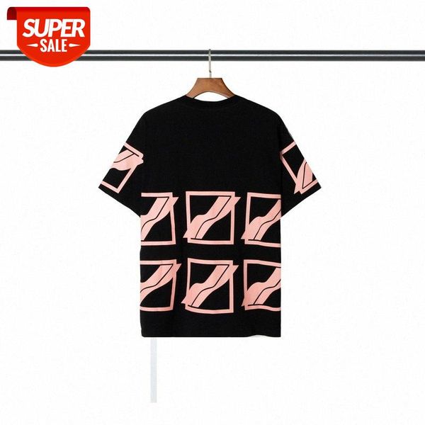 spring and summer we11 full body rubber strip square logo round neck pullover short sleeves #657d, White;black
spring and summer we11 full body rubber strip square logo round neck pullover short sleeves #657d, White;black