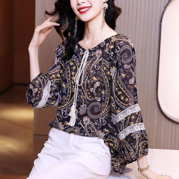 women's blouses & shirts women and 2021 feminine blouse long sleeve casual white turn-down collar ol style loose cloths
women's blouses & shirts women and 2021 feminine blouse long sleeve casual white turn-down collar ol style loose cloths