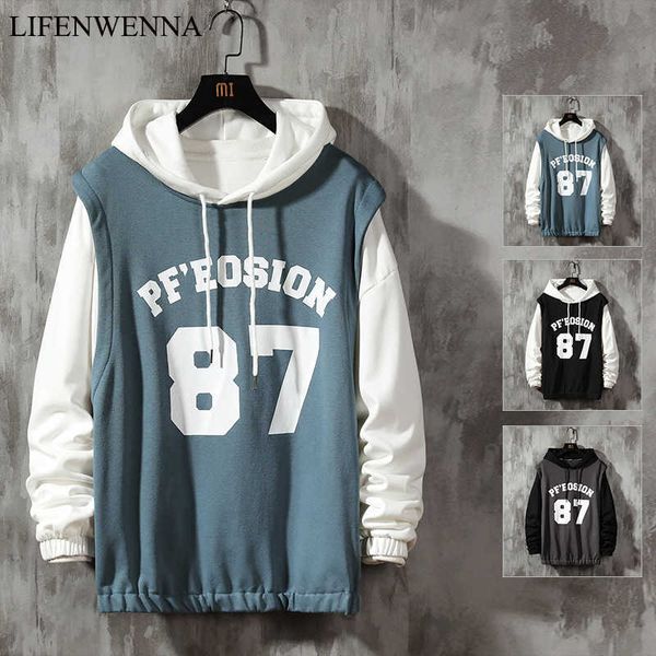 lifenwenna men's hoodies men spring cusual letter print streetwear patchwork sweatshirt male hip hop loose hoodie tracksuit men 210528, Black
lifenwenna men's hoodies men spring cusual letter print streetwear patchwork sweatshirt male hip hop loose hoodie tracksuit men 210528, Black