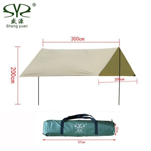 300*300cm outdoor recreation large tarp canopy sunshade garden pergola anti uv waterproof beach camping sun shelter awnings tent tents and s
300*300cm outdoor recreation large tarp canopy sunshade garden pergola anti uv waterproof beach camping sun shelter awnings tent tents and s