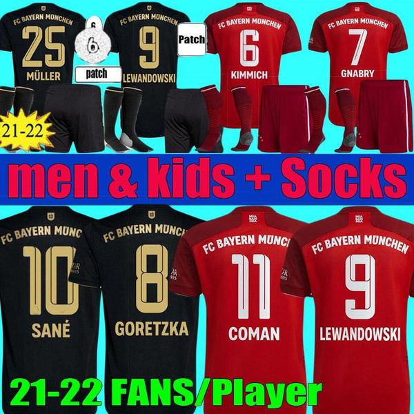 21/22 soccer jersey men kids set 2021 2022 munich lewandowski sane goretzka coman muller davies football shirt kit humanrace uniform, Black
21/22 soccer jersey men kids set 2021 2022 munich lewandowski sane goretzka coman muller davies football shirt kit humanrace uniform, Black