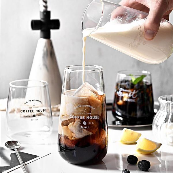 wine glasses for cappuccino black and white letter printing breakfast milk coffee cups crystal transparent heat-resistant cup home drinkware
wine glasses for cappuccino black and white letter printing breakfast milk coffee cups crystal transparent heat-resistant cup home drinkware