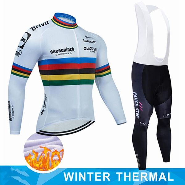 racing sets winter fleece 2022 quickstep team long cycling jersey bike pants set men ropa ciclismo thermal bicycling maillot culotte, Black;blue
racing sets winter fleece 2022 quickstep team long cycling jersey bike pants set men ropa ciclismo thermal bicycling maillot culotte, Black;blue