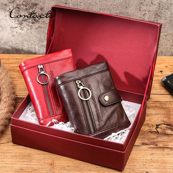 wallets contact's genuine leather men hasp short coin purse brand male holder wallet multifunction gift for couple, Red;black
wallets contact's genuine leather men hasp short coin purse brand male holder wallet multifunction gift for couple, Red;black