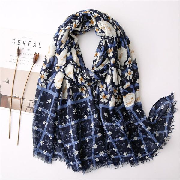 scarves 2021 style lady cotton material scarf autumn and winter warm luxury fashion silk women's print beach shawl, Blue;gray
scarves 2021 style lady cotton material scarf autumn and winter warm luxury fashion silk women's print beach shawl, Blue;gray