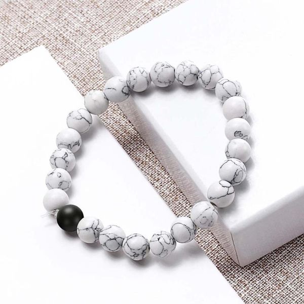 beaded, strands natural howlite stone beaded bracelets for women men bead charm & bangles jewelry gift wholesale, Black
beaded, strands natural howlite stone beaded bracelets for women men bead charm & bangles jewelry gift wholesale, Black