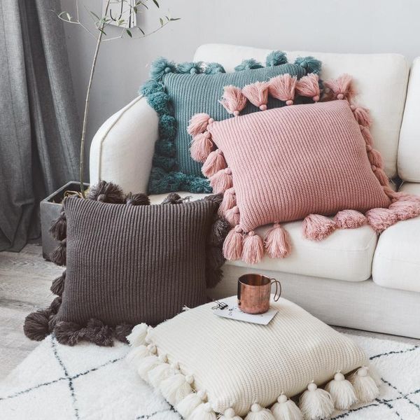 cushion/decorative pillow boho square knitted case solid color cushion cover with tassel for home decor sofa bed nursery room decorative
cushion/decorative pillow boho square knitted case solid color cushion cover with tassel for home decor sofa bed nursery room decorative
