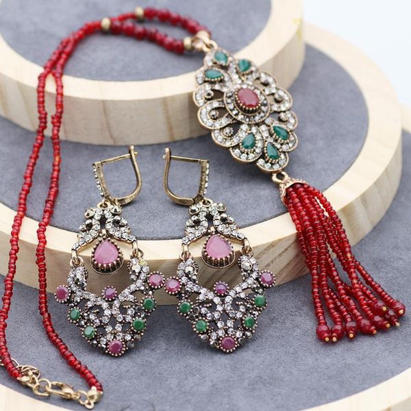 earrings & necklace morocco women ethnic engagement jewelry sets african beads long charm red dangle hook bijoux femme, Silver
earrings & necklace morocco women ethnic engagement jewelry sets african beads long charm red dangle hook bijoux femme, Silver