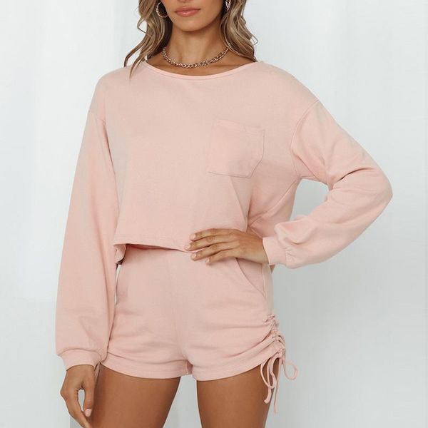 women's polos spring autumn casual solid suit pocket shorts 2 piece sets outfits 2021 ladies, White
women's polos spring autumn casual solid suit pocket shorts 2 piece sets outfits 2021 ladies, White