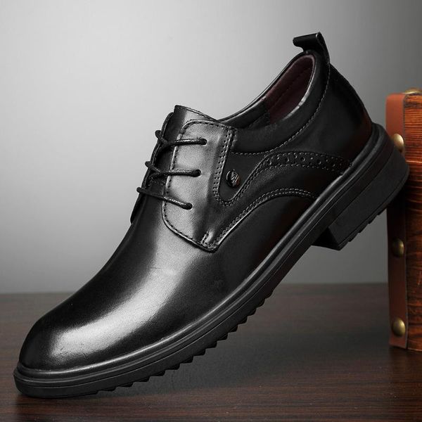 dress shoes men wedding classic genuine leather formal oxford business sapato social masculino zapatos, Black
dress shoes men wedding classic genuine leather formal oxford business sapato social masculino zapatos, Black