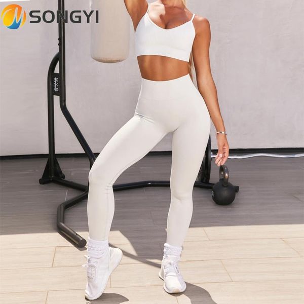 yoga outfit songyi womens set 2 piece breathable vest seamless waist gathered trousers fitness sportswear i293
yoga outfit songyi womens set 2 piece breathable vest seamless waist gathered trousers fitness sportswear i293