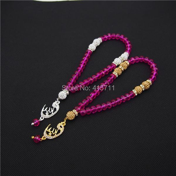 charm bracelets l150113023 fushia crystal rondelles islamic muslim prayer beads 33beads misbaha sibha, Golden;silver
charm bracelets l150113023 fushia crystal rondelles islamic muslim prayer beads 33beads misbaha sibha, Golden;silver
