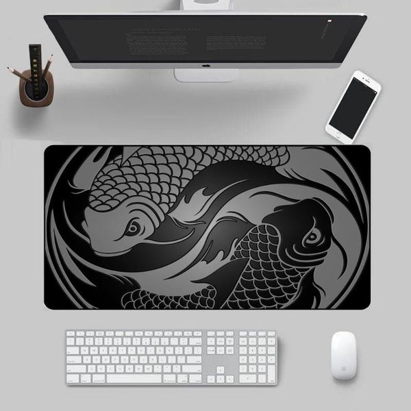 mouse pads & wrist rests gray and black yin yang koi fish large gaming pad office desk lapkeyboard mat
mouse pads & wrist rests gray and black yin yang koi fish large gaming pad office desk lapkeyboard mat