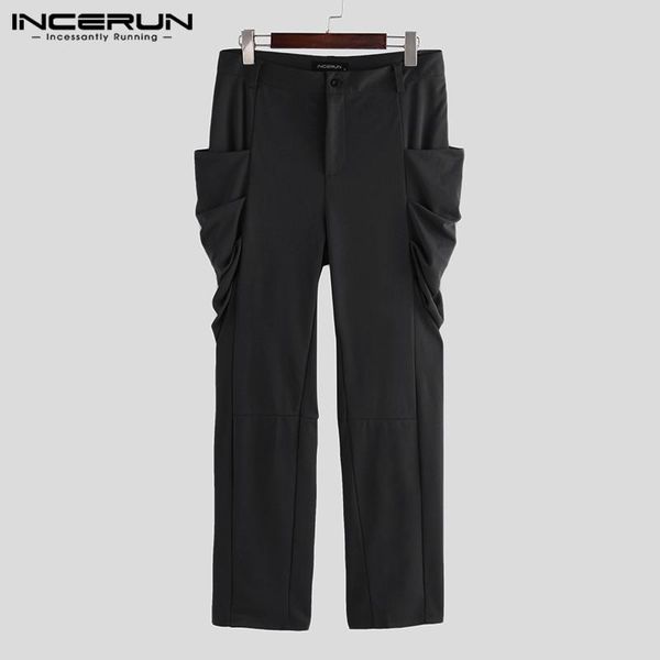 men solid color pants casual baggy joggers fashion buttons trousers 2021 spring stylish pantalones streetwear s-5xl men's, Black
men solid color pants casual baggy joggers fashion buttons trousers 2021 spring stylish pantalones streetwear s-5xl men's, Black
