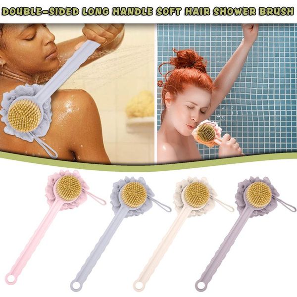 double-sided long-handled bath brush ball back scrubbing tool brushes sponges relax cleaning for your body #41 storage boxes & bins
double-sided long-handled bath brush ball back scrubbing tool brushes sponges relax cleaning for your body #41 storage boxes & bins