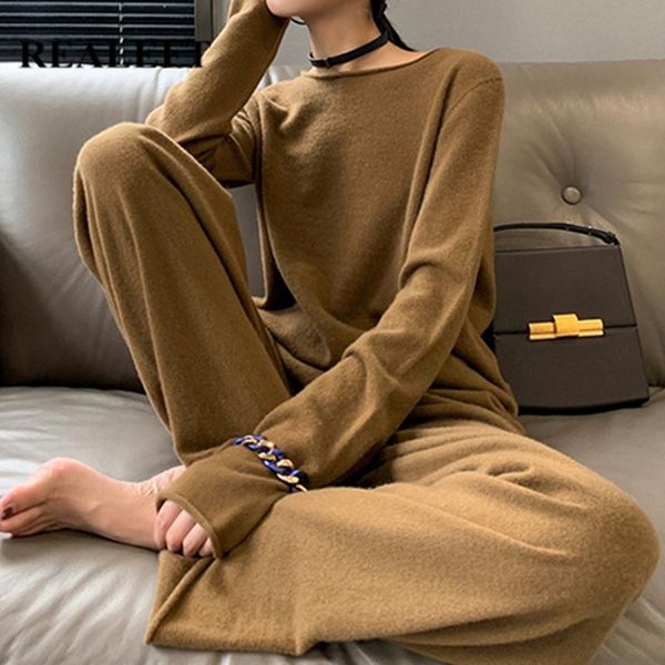 women's two piece pants realeft autumn winter 2 pieces women sets cashmere tracksuit 2021 slash neck sweater and wide leg jogging pullo, White
women's two piece pants realeft autumn winter 2 pieces women sets cashmere tracksuit 2021 slash neck sweater and wide leg jogging pullo, White