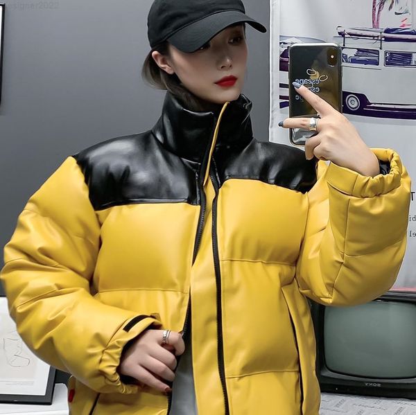 leather & men's faux classic men pu jackets women winter parkas fashion embroidery letter patern contrast color casual outerwear uncoat, Black
leather & men's faux classic men pu jackets women winter parkas fashion embroidery letter patern contrast color casual outerwear uncoat, Black