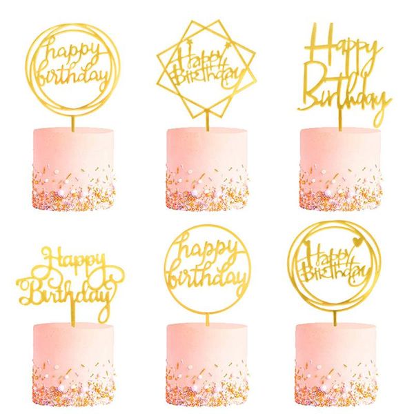 Other Event & Party Supplies 10Pcs Gold Acrylic Happy Birthday Cake Topper Flag Picks For Kids Adult
Other Event & Party Supplies 10Pcs Gold Acrylic Happy Birthday Cake Topper Flag Picks For Kids Adult