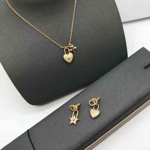 factory specials aa fashion pendant necklace female temperament star love asymmetric ear, Silver
factory specials aa fashion pendant necklace female temperament star love asymmetric ear, Silver