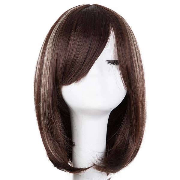 costume accessories brown wig fei-show synthetic heat resistant fiber middle part line with bangs hairpieces short wavy picture color hair p, Silver
costume accessories brown wig fei-show synthetic heat resistant fiber middle part line with bangs hairpieces short wavy picture color hair p, Silver