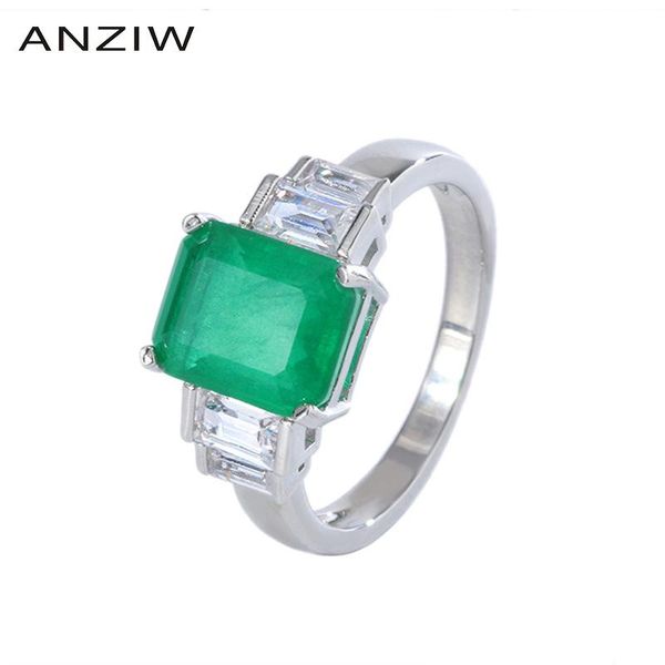 sterling silver emerald cut 8x10mm green lab created vintage classic engagement ring for women jewelry gifts cluster rings, Golden;silver
sterling silver emerald cut 8x10mm green lab created vintage classic engagement ring for women jewelry gifts cluster rings, Golden;silver
